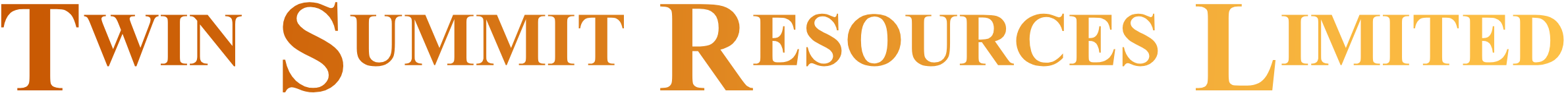 Twin Summit Resources Limited is an Energy Company which focuses on value creation in pursuit of her 'one world, limitless energy' mantra.